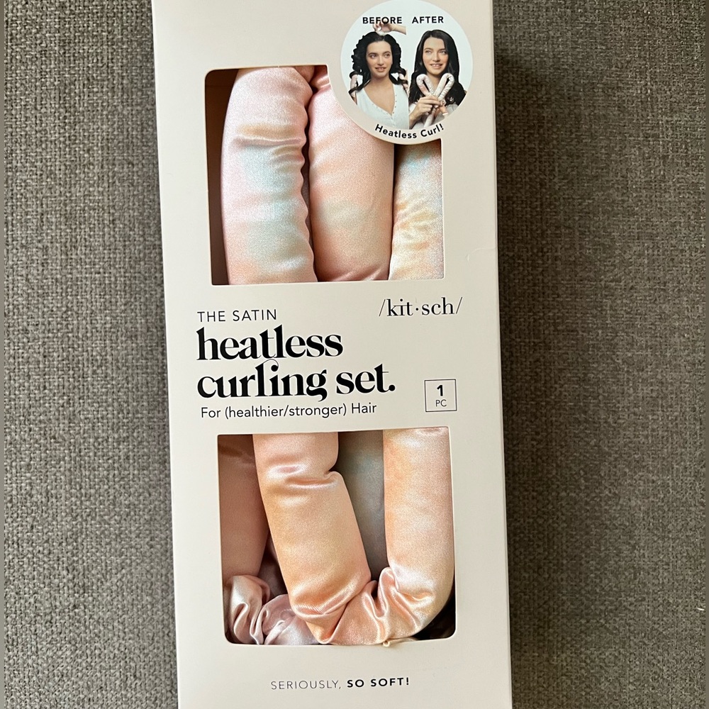 NEW Kitsch Heatless Curling Set